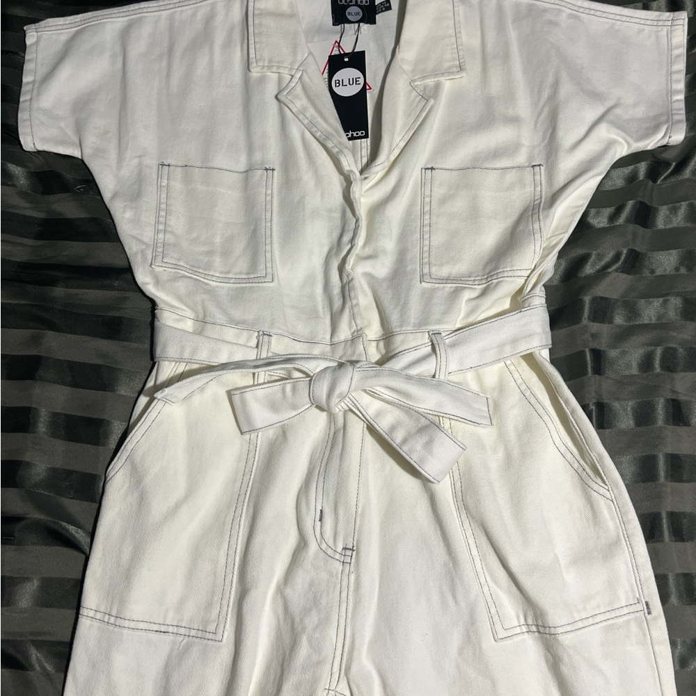 Women's White Jumpsuit
